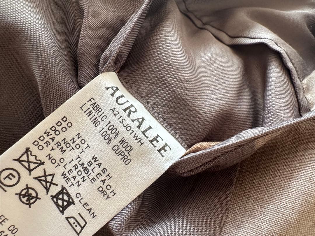 auralee WOOL TROPICAL JACKET　セットアップ