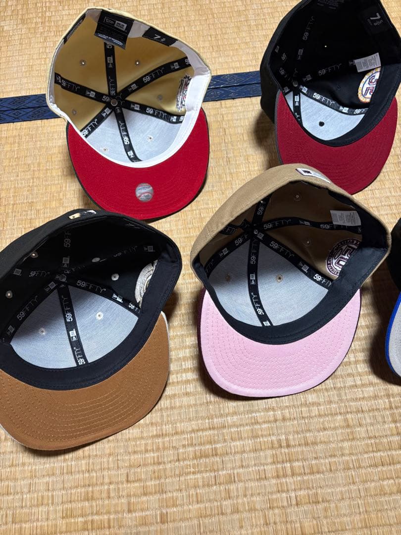 プ*！様 NEW ERA 7個セット　7 5/8 ニューエラ　別注品