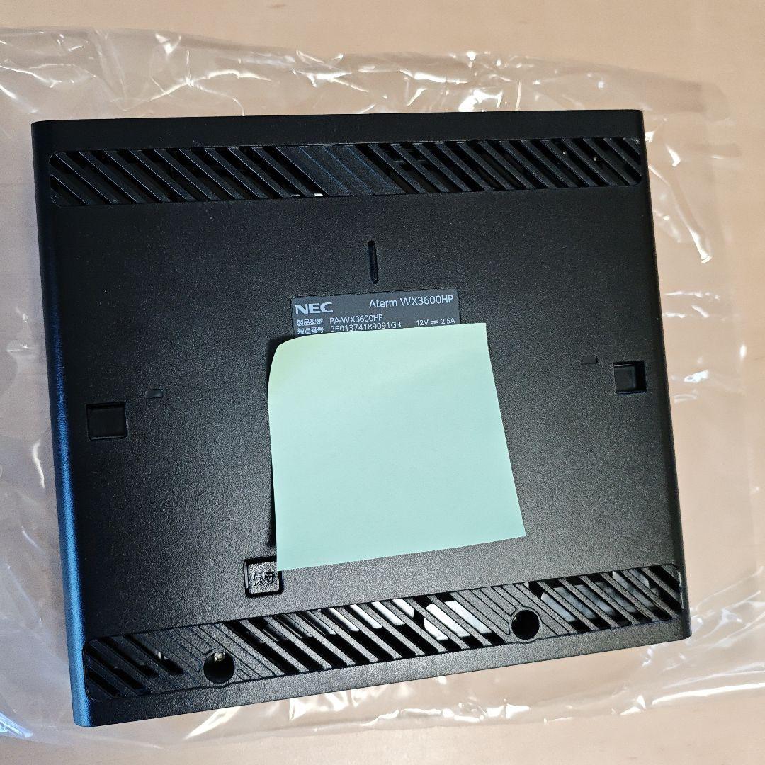 NEC Wifi無線ルータ Aterm PA-WX3600HP ブラック