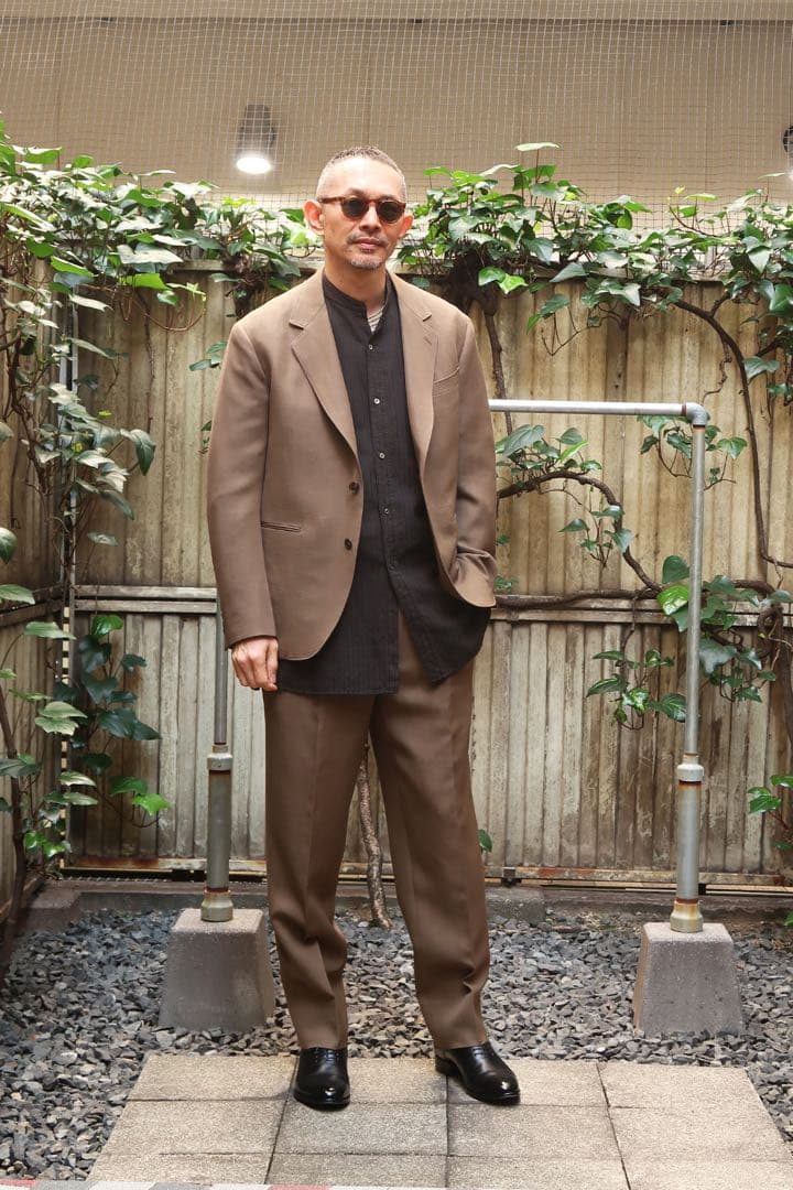 HEUGN（ユーゲン） STEVE ウールリネン2Bジャケット JACKET
