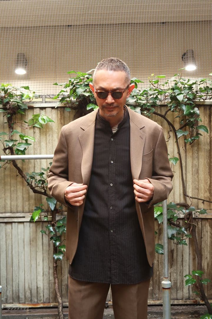 HEUGN（ユーゲン） STEVE ウールリネン2Bジャケット JACKET