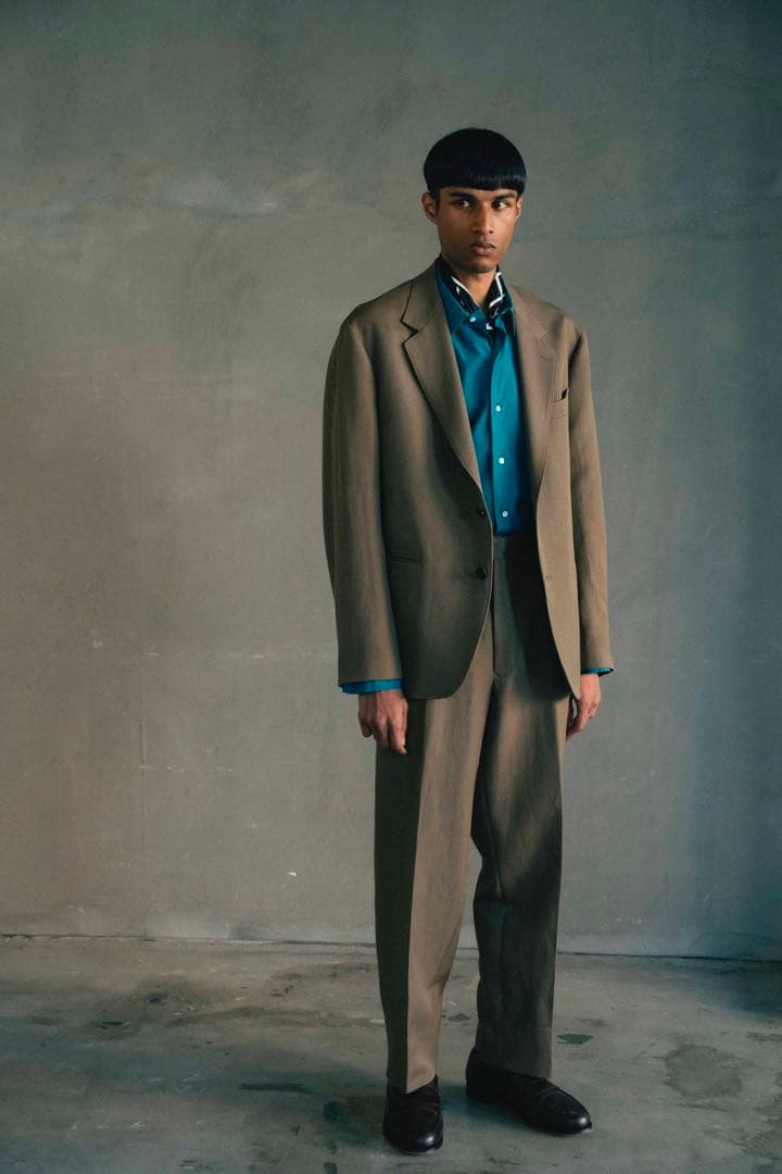 HEUGN（ユーゲン） STEVE ウールリネン2Bジャケット JACKET