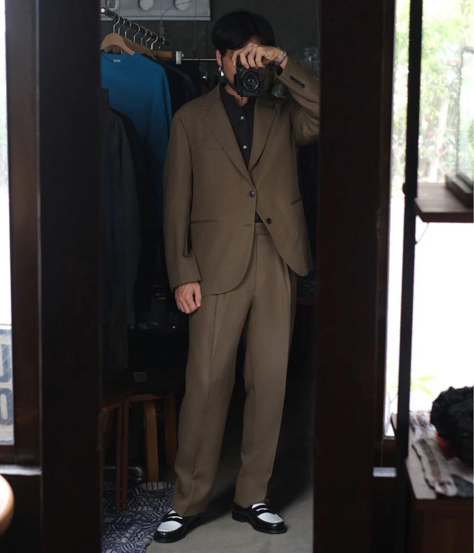 HEUGN（ユーゲン） STEVE ウールリネン2Bジャケット JACKET