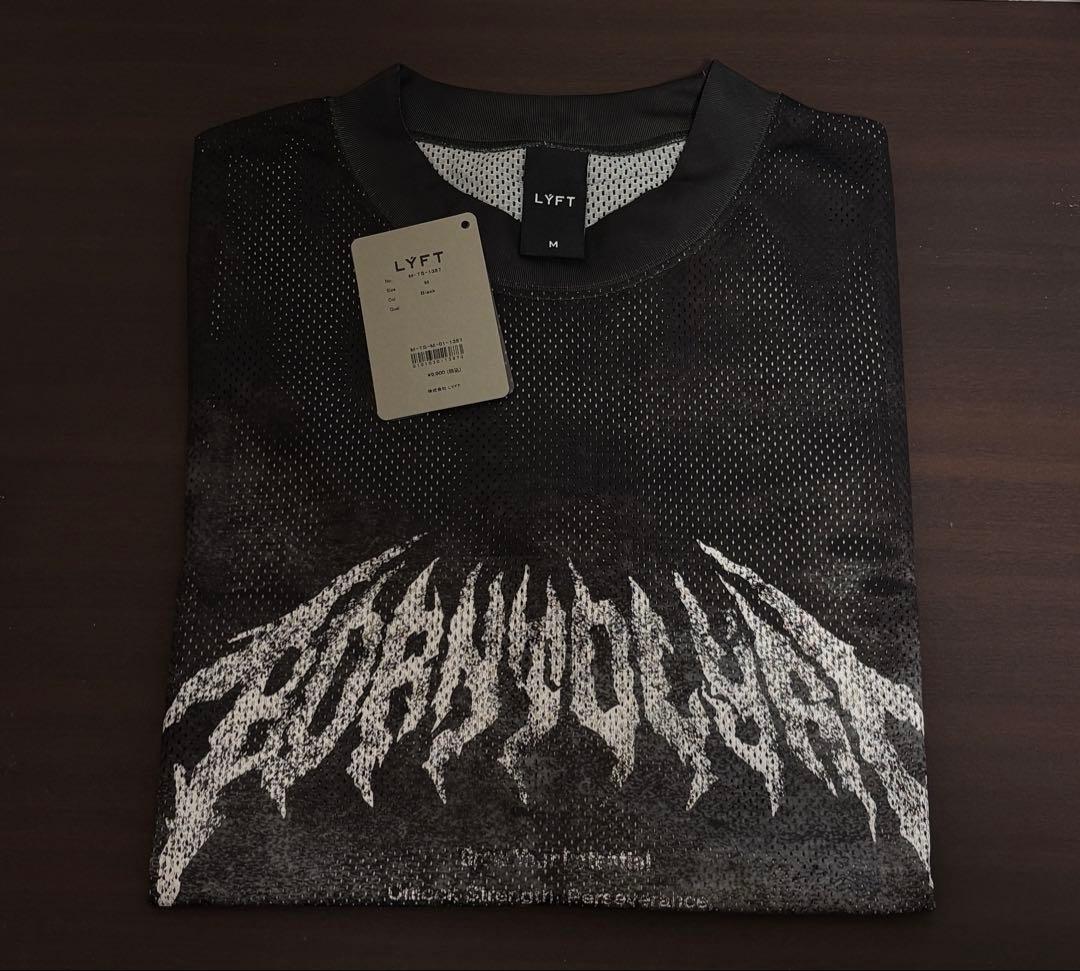 LYFT DEATH L メッシュTシャツ Mサイズ 黒