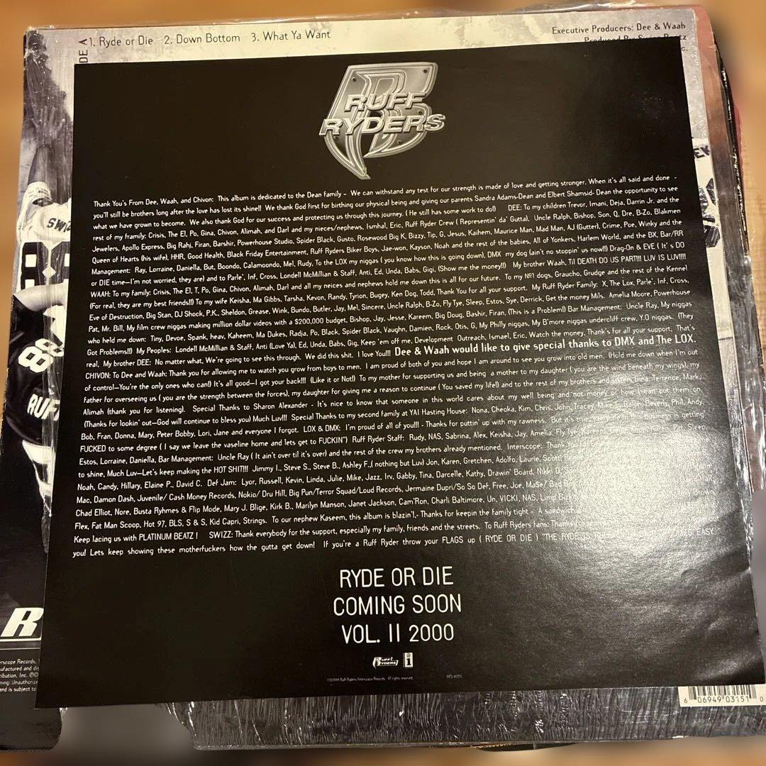 洋楽 Ruff Ryders Ryde or Die Vol. 1