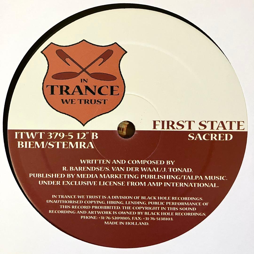 洋楽 First State - First State / Sacred VINYL
