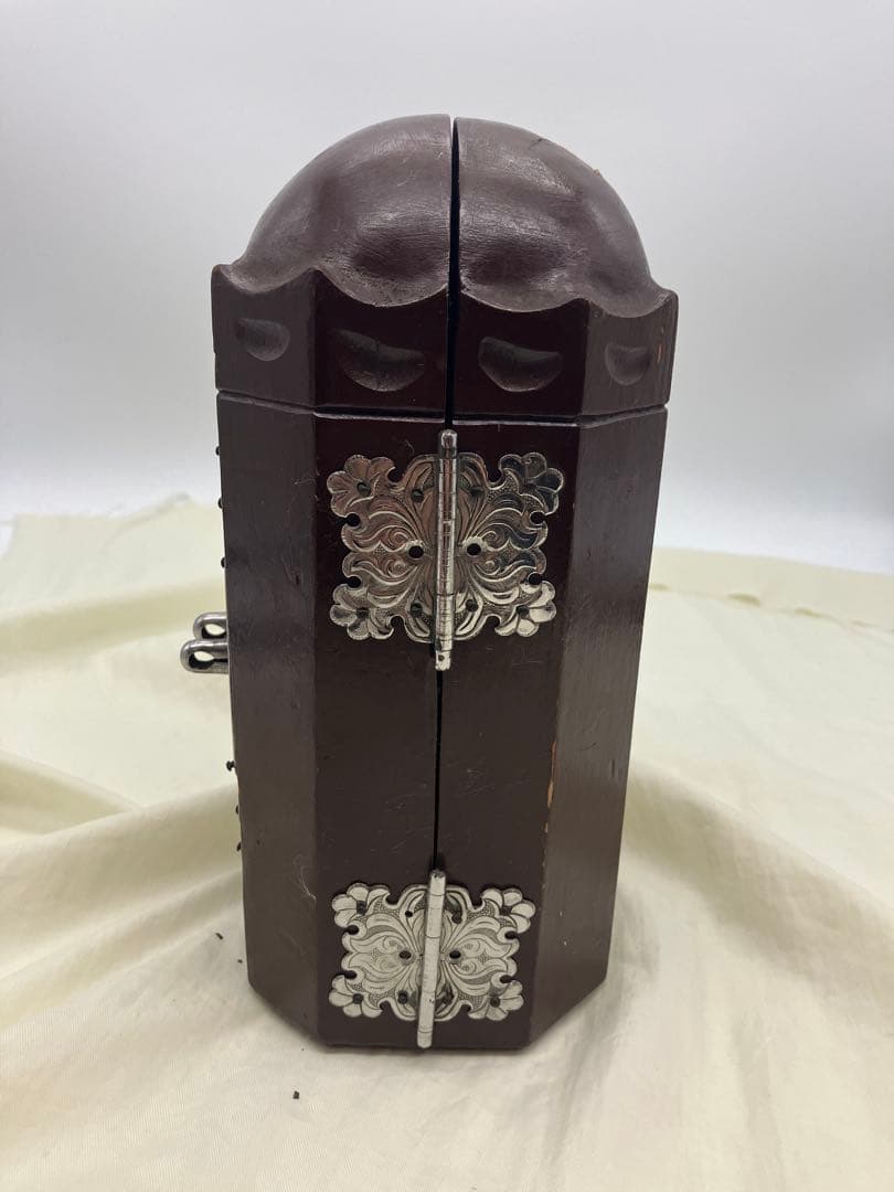 銀*鱈様 三面仏像　ミニ観音開き仏像　三面祭壇画　トリプティク　三面屏風 仏教