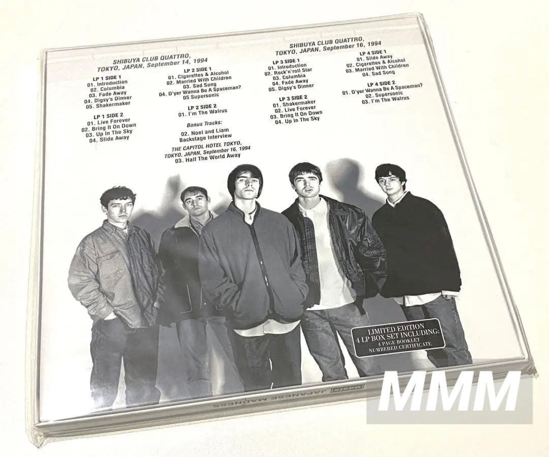 ★OASIS★JAPANESE MADNESS★限定アナログ4枚組BOXセット★