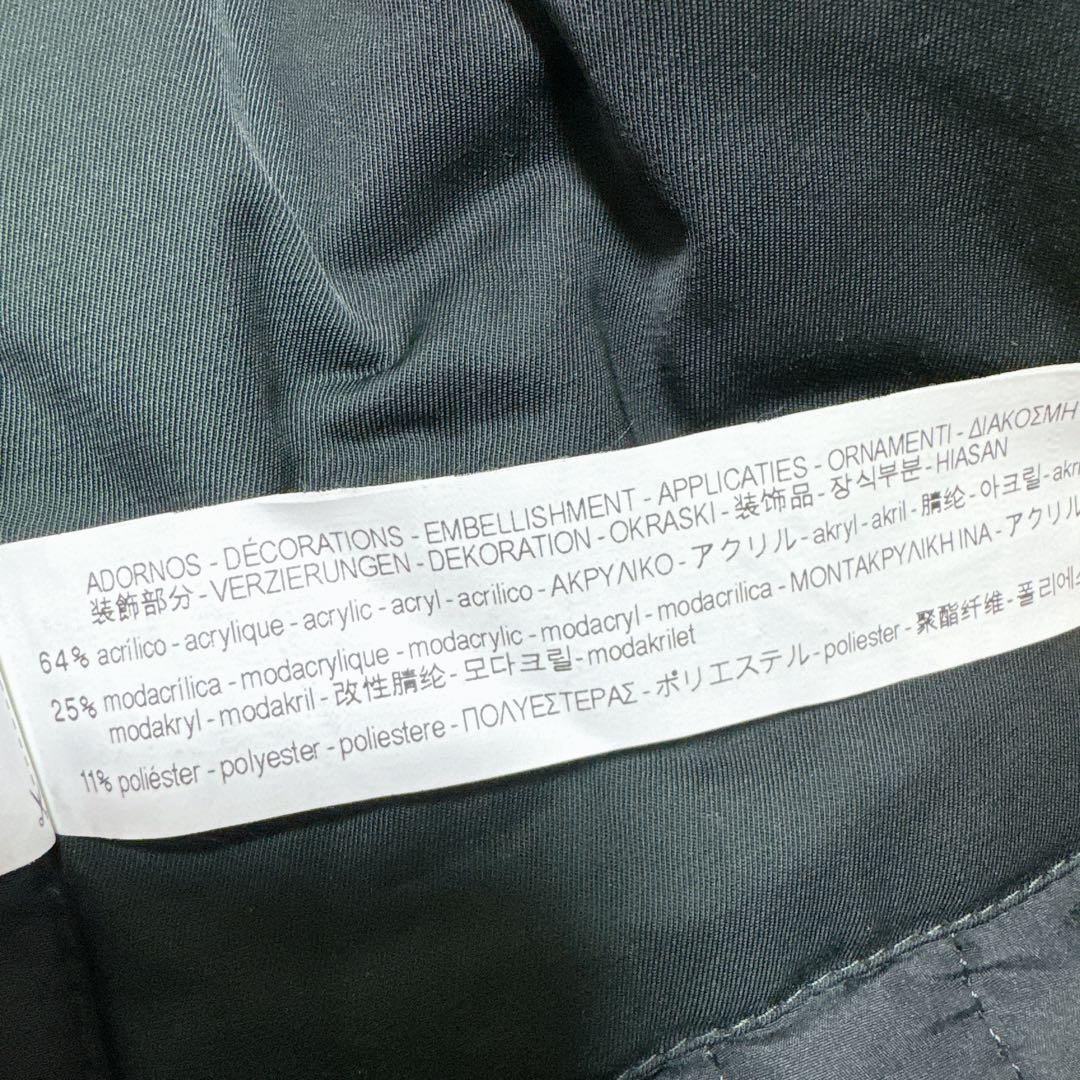 ZARA ザラ　Lサイズ　モッズコート　深緑　ファー付きフード　極暖　撥水加工