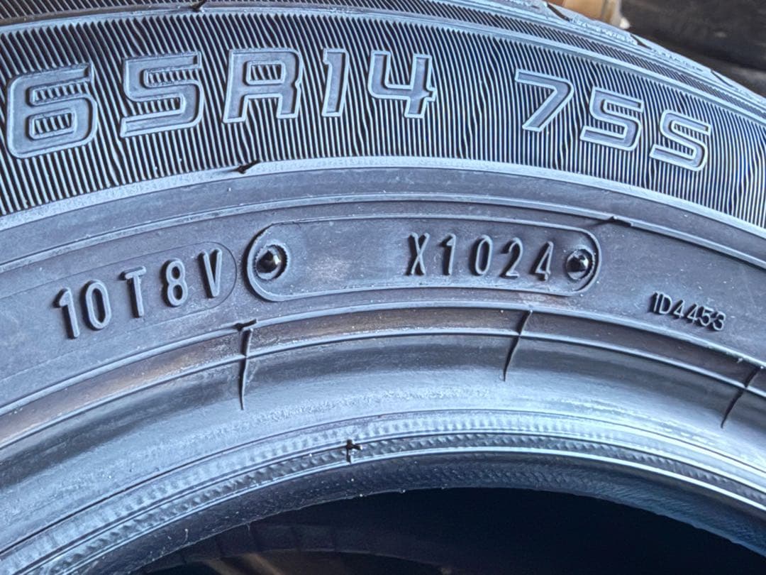 タイヤ・ホイール (580)155/65R14DUNLOP EC202 SUMMER TIRES