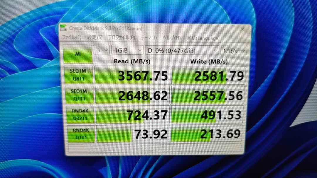 新品 NVME 512GB USB3.2外付ケース　G-Storategy