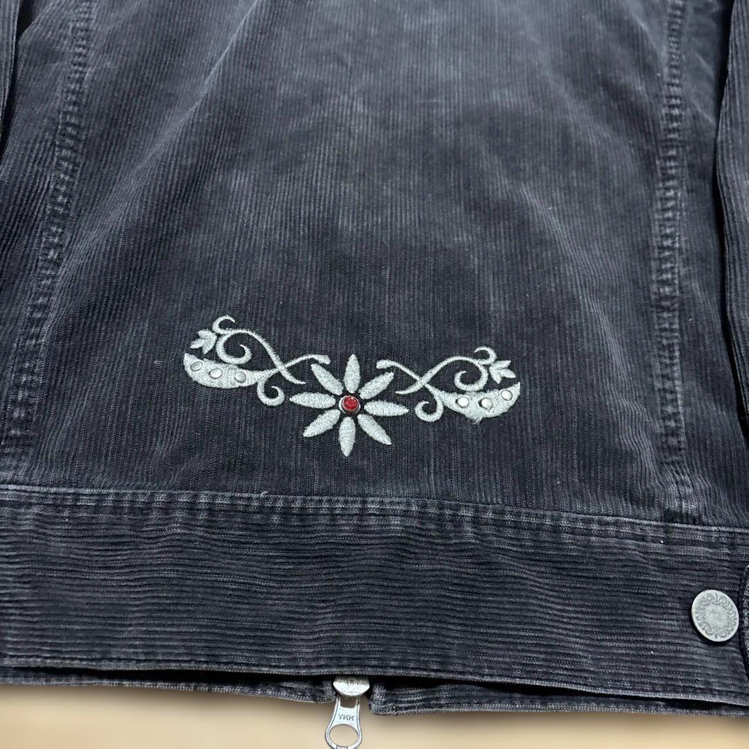 ジャケット・アウター vintage studs corduroy jacket y2k grunge