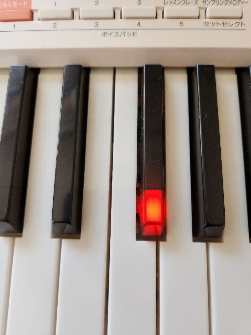 CASIO LK-123 ホワイト キーボード