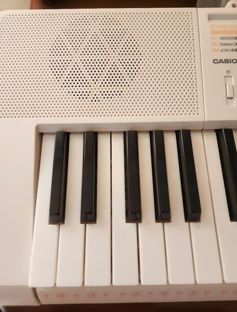 CASIO LK-123 ホワイト キーボード