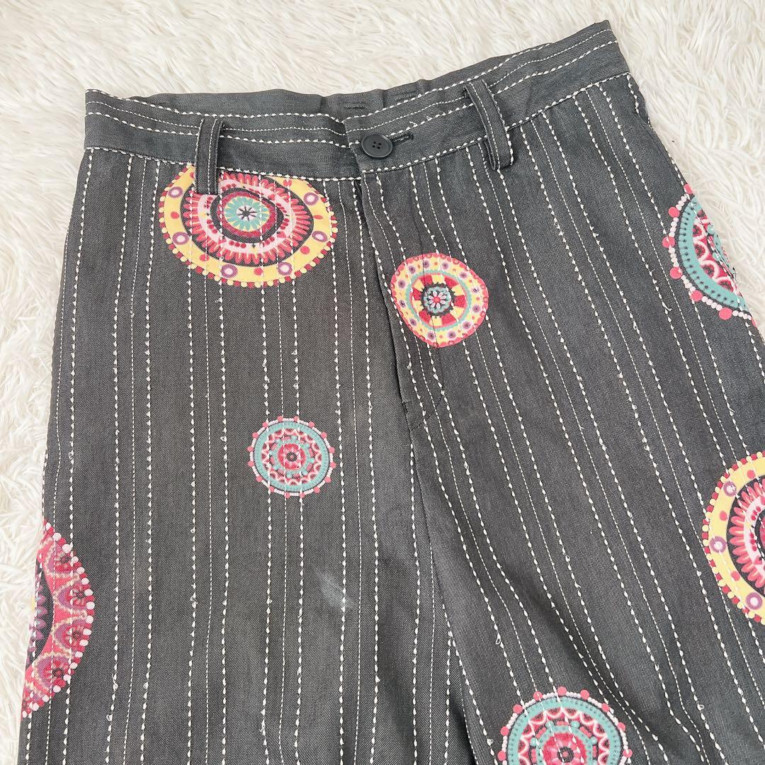 LIMI feu リミフゥ 刺繍デザイン ハーフパンツ Sサイズ 日本製