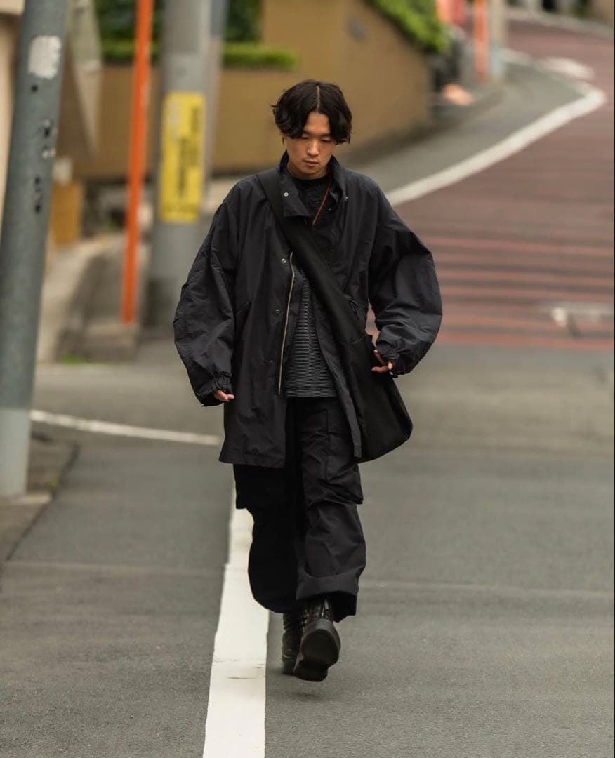 【ATON】AIR VENTILE SHORT MODS COAT