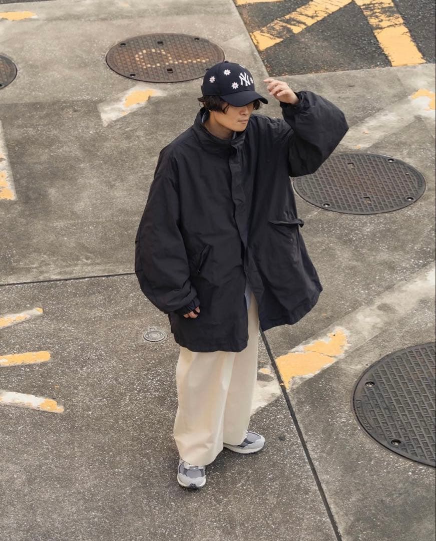【ATON】AIR VENTILE SHORT MODS COAT