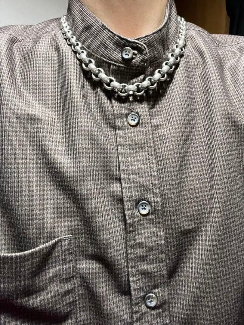 【激レア・ヴィンテージ】DIESEL ディーゼル ステンレス ネックレス 太め
