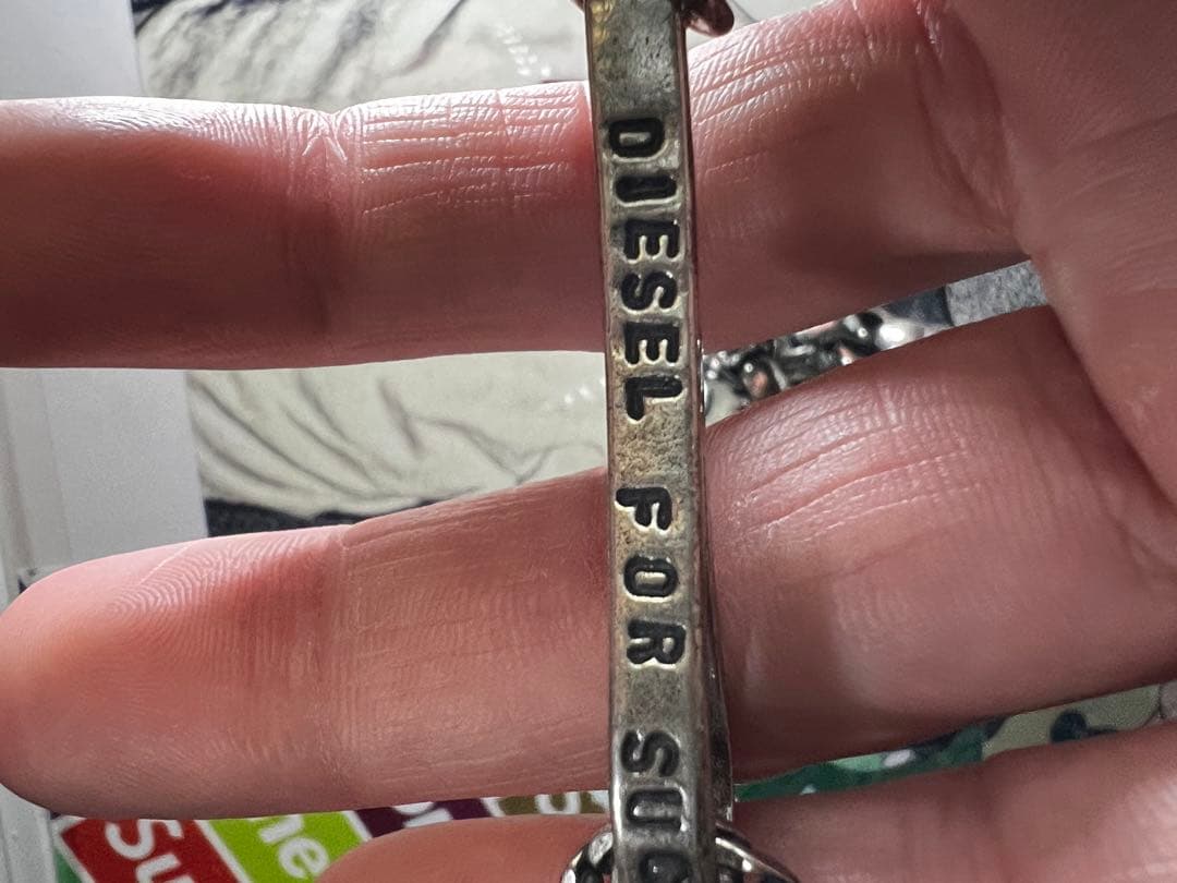 【激レア・ヴィンテージ】DIESEL ディーゼル ステンレス ネックレス 太め