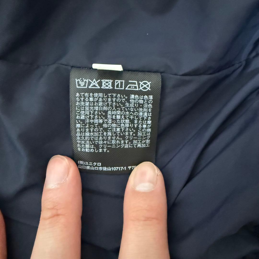 ユニクロ　+J ジルサンダー　オーバーサイズブルゾン　L ネイビー　MA-1