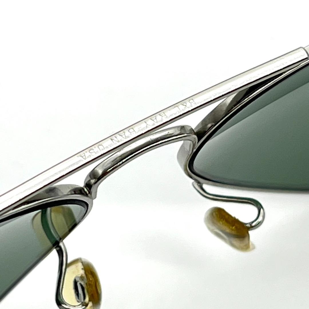 良品 Ray-Ban サングラス USA B&L グリーンレンズ ケース付き