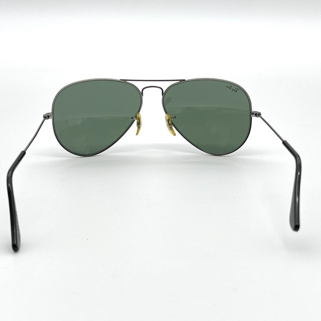 良品 Ray-Ban サングラス USA B&L グリーンレンズ ケース付き