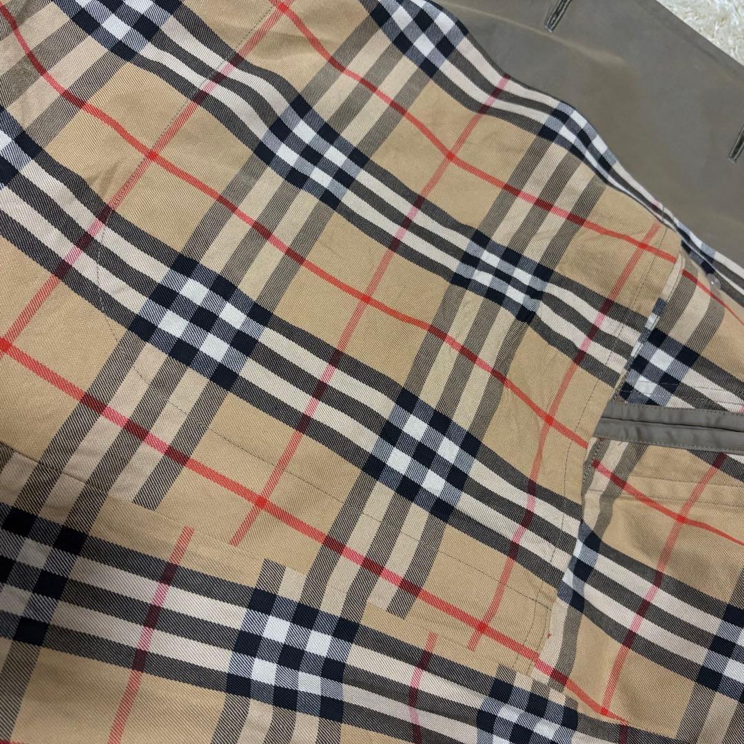 バーバリー トレンチコート ノバチェック ダブル ユニセックス L〜XLサイズ