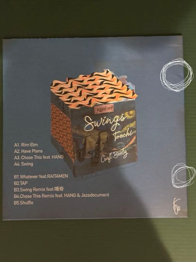 TOCCHI Swings LP アナログレコード 唾奇 HANG 日本語ラップ