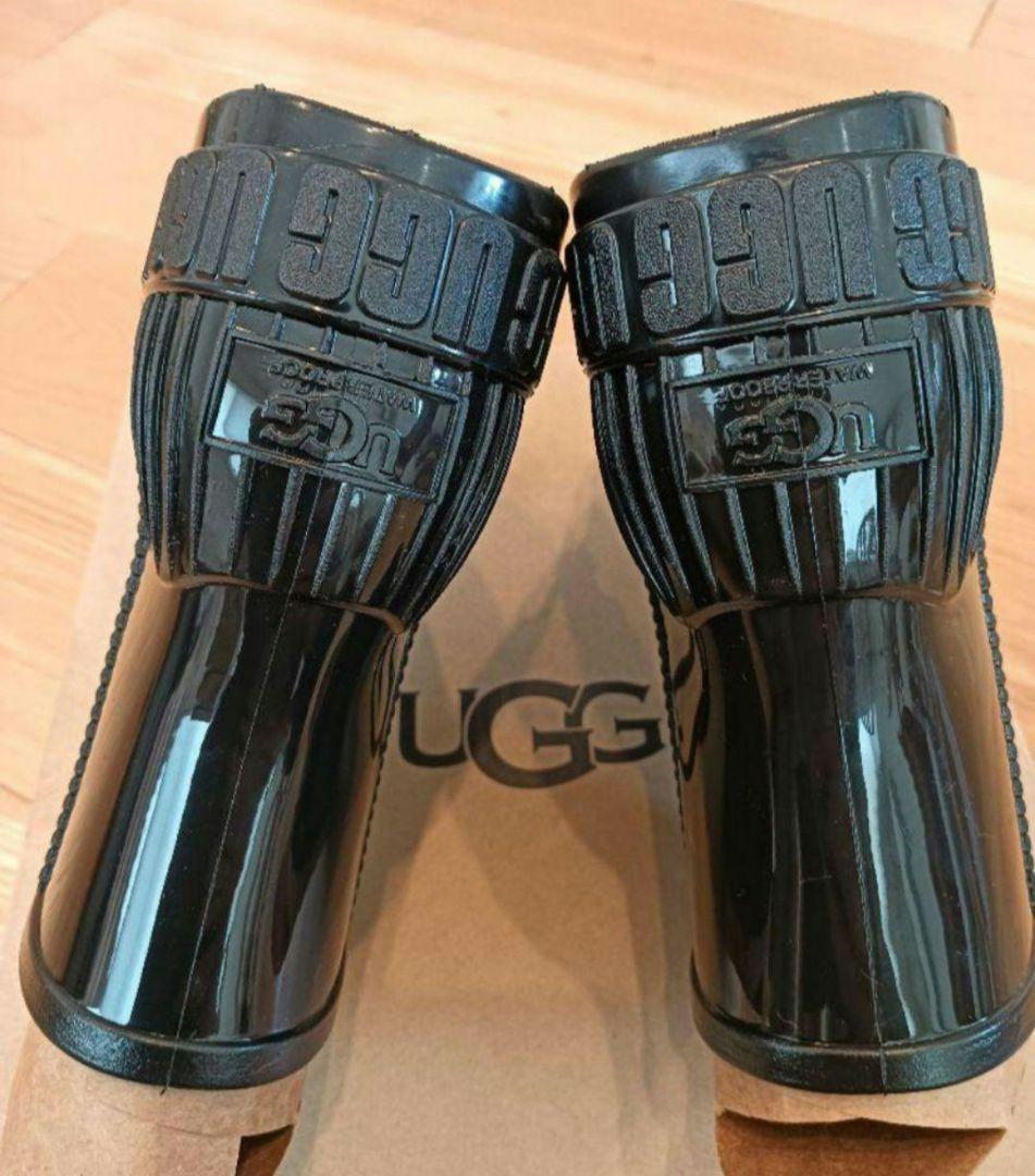 【新品未使用】UGG レインブーツ　23センチ　黒