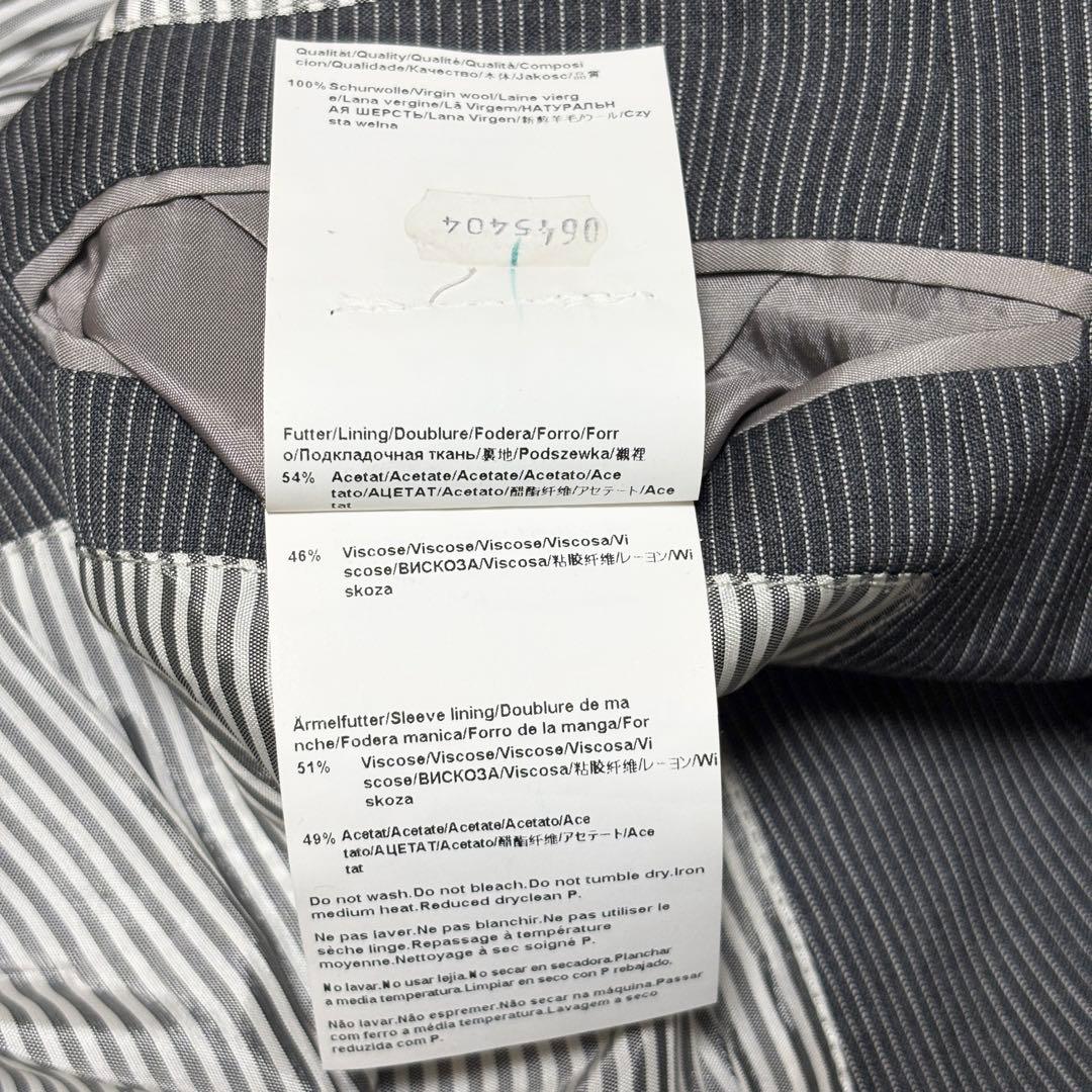 美品 HUGO BOSS ヒューゴボス イタリア高級生地 テーラードジャケット