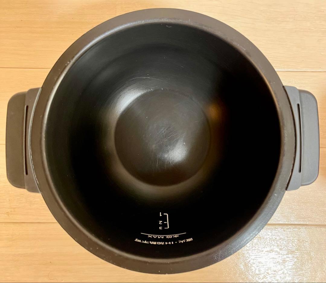 【美品】SHARP ヘルシオ ホットクック 水なし調理鍋/レッド