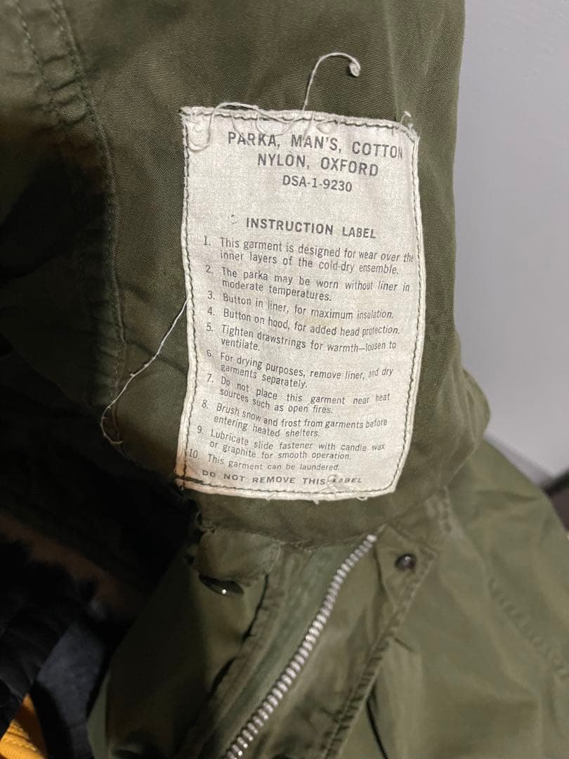 1960年代 M51 フィッシュテールパーカ シェルコート モッズコート