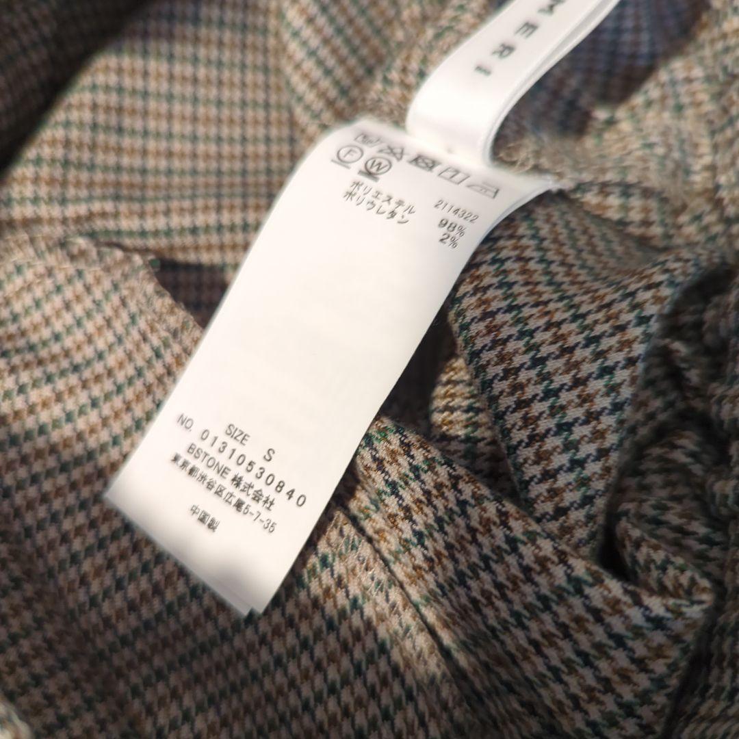 Ameri　CHECK JACKET MINI DRESS