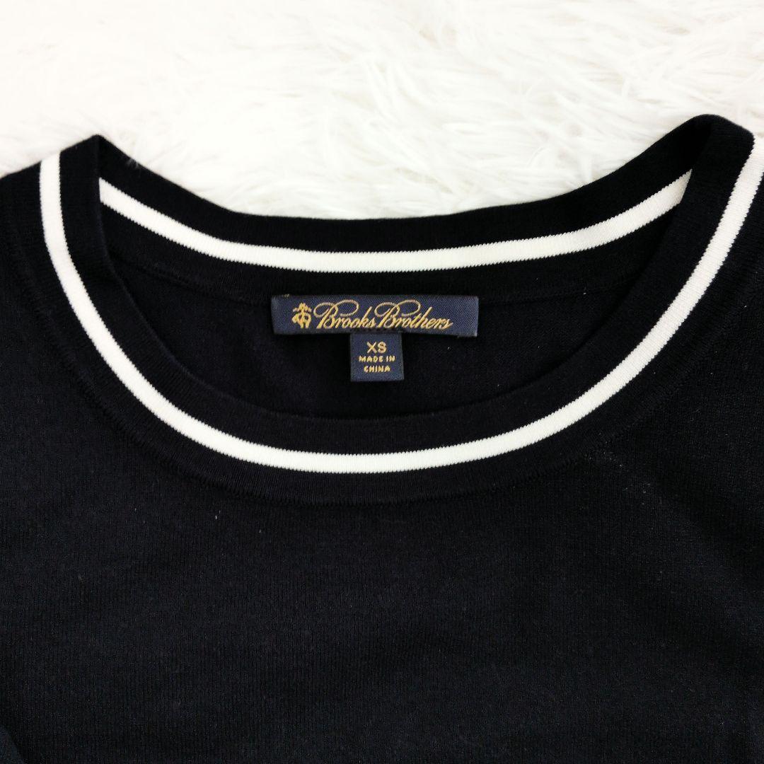 【美品】ブルックスブラザーズ　シルク混アンサンブル　金ボタン　濃紺