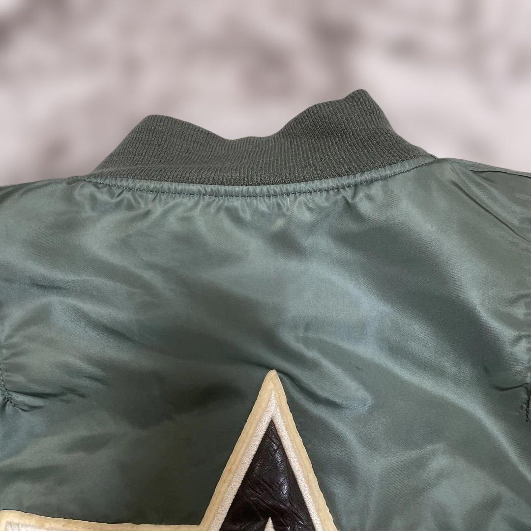 s*n様 90s USA製Alpha Industries MA-1 セージグリ