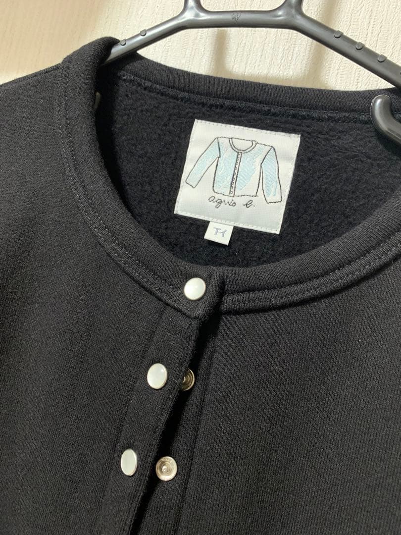 アニエスベー agnes.b 長袖カーディガン、ボーダー長袖tシャツ