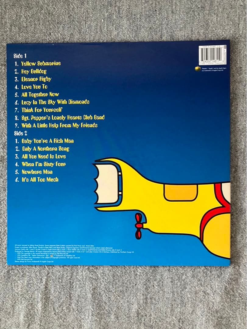 【LP】Beatles - Yellow Submarine Songtrack