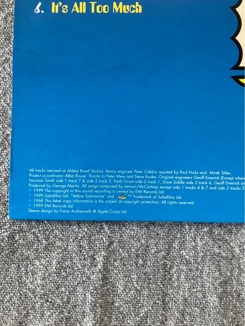 【LP】Beatles - Yellow Submarine Songtrack