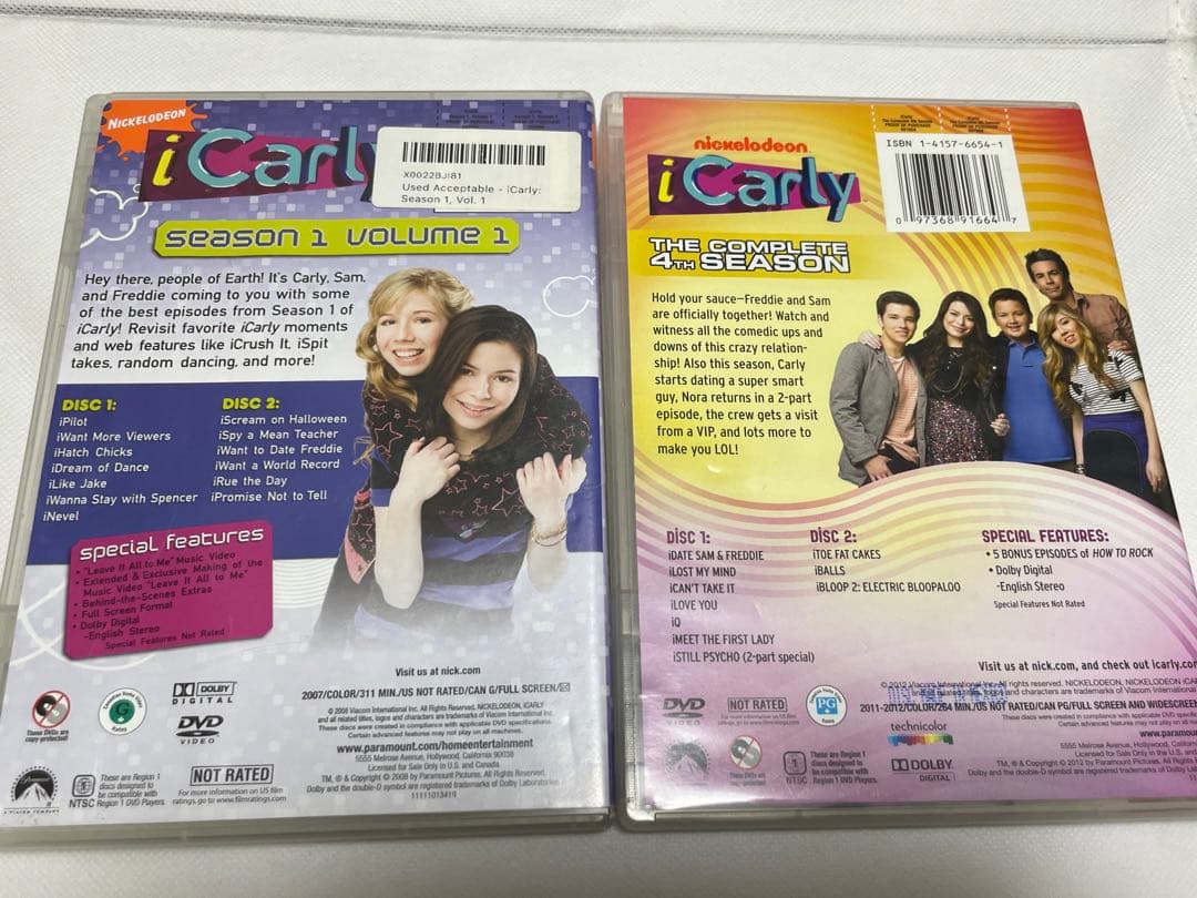 【匿名配送】iCarly DVD アイカーリー