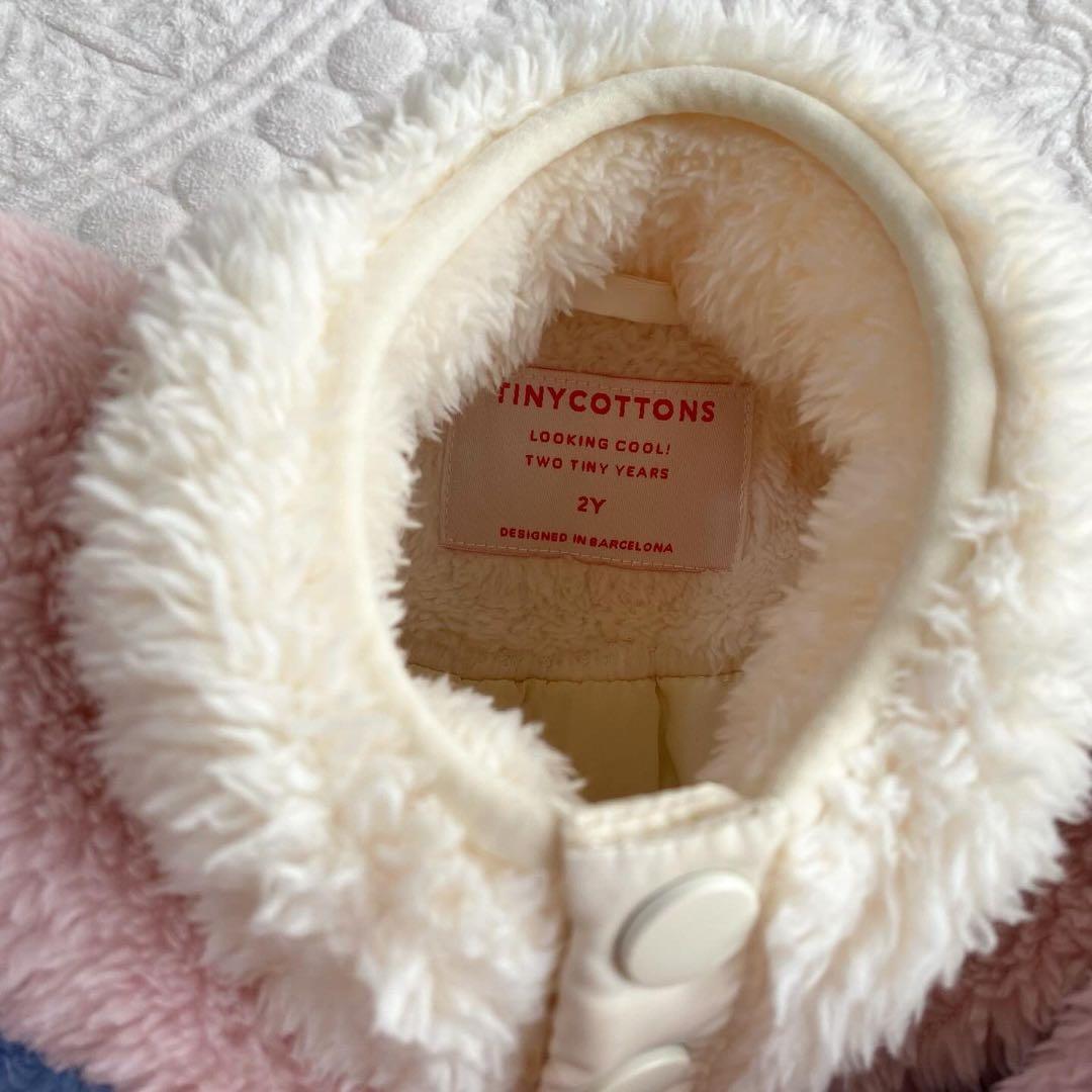 TINYCOTTONS / ボア アウター 2y