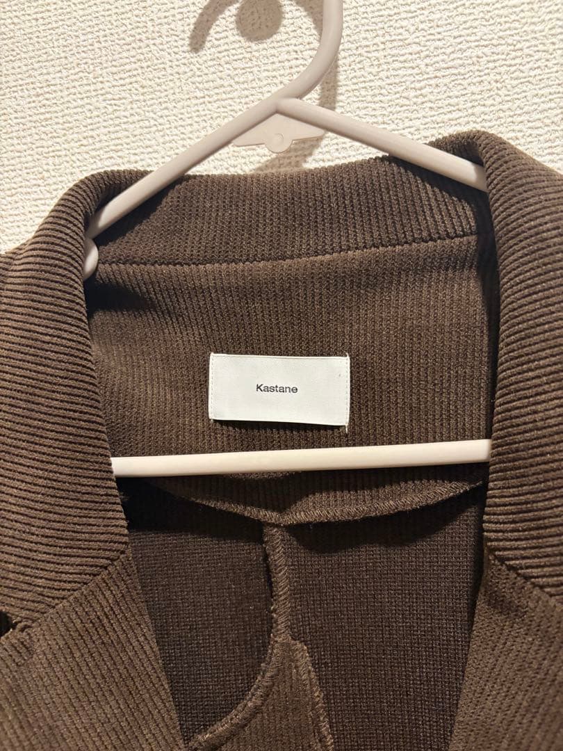 Kastane コーデュロイオーバージャケット ブラウン
