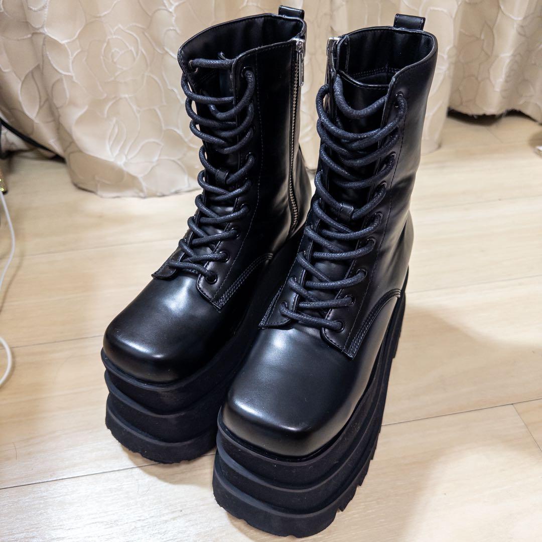Darich ダーリッチ トリプルソールエンジニアブーツ BLK Mサイズ