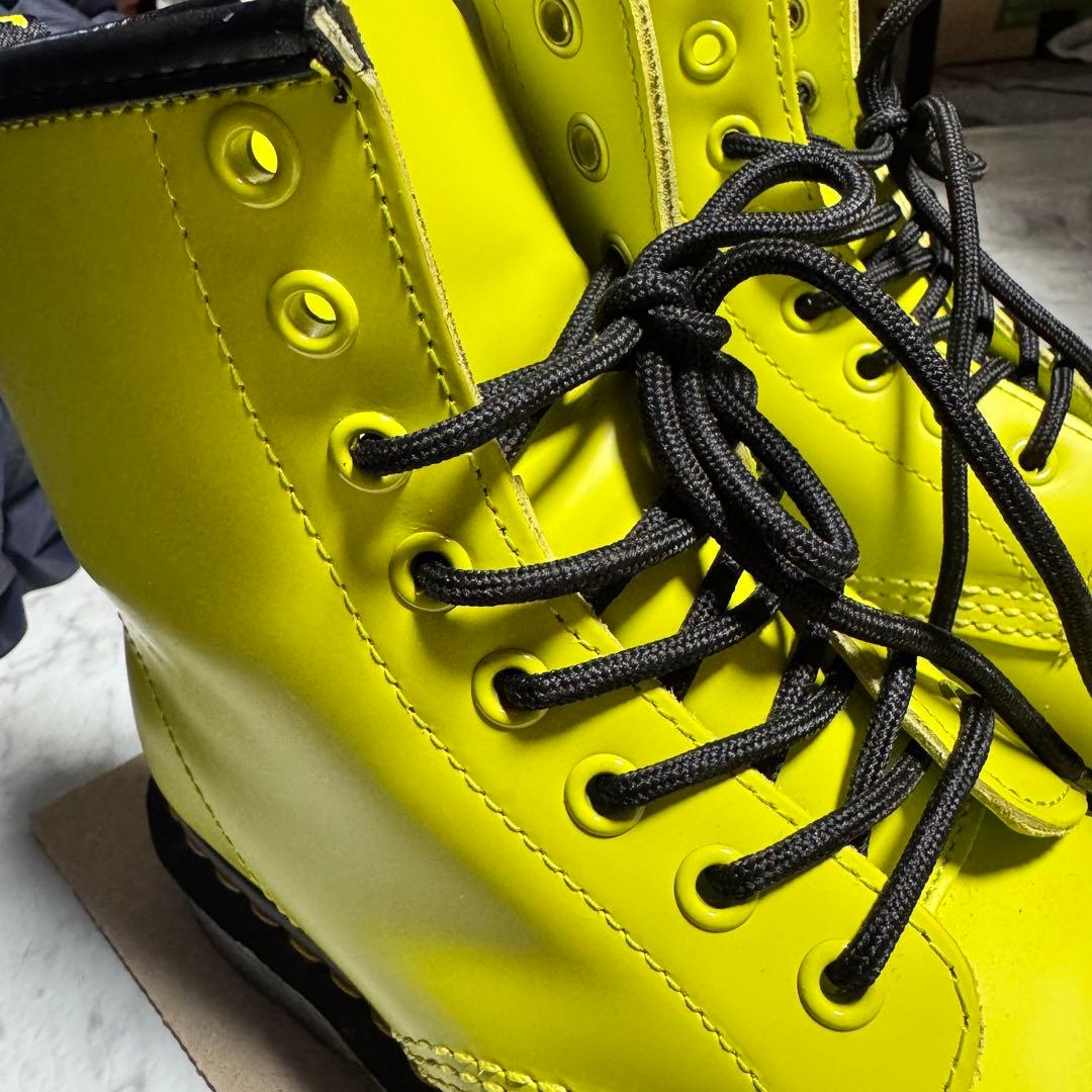 Dr. Martens 25.0cm 8ホール UK 6 イエロー