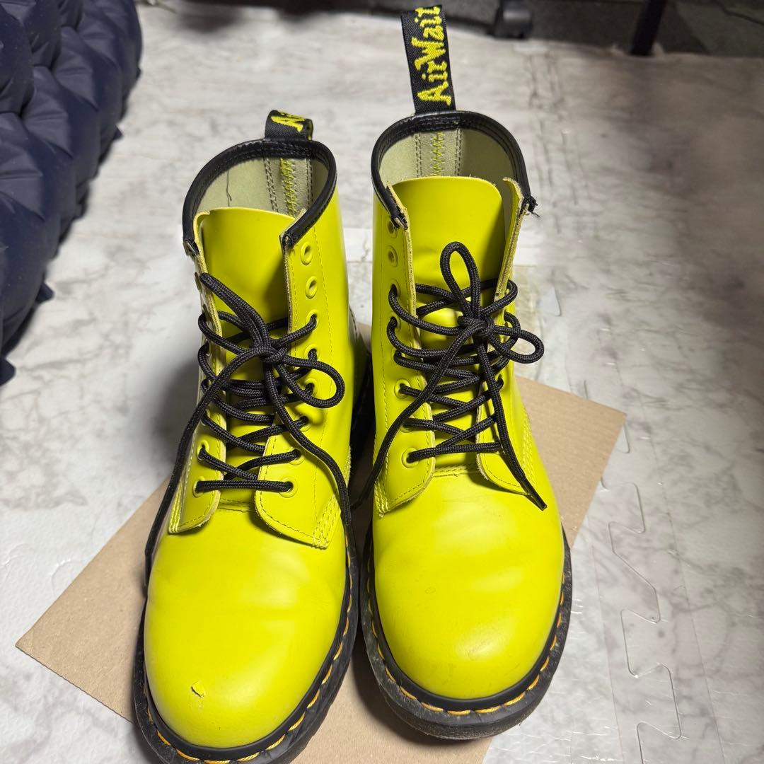 Dr. Martens 25.0cm 8ホール UK 6 イエロー