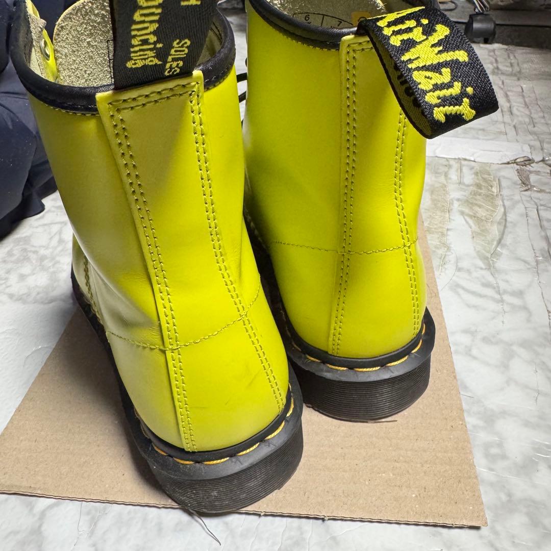 Dr. Martens 25.0cm 8ホール UK 6 イエロー