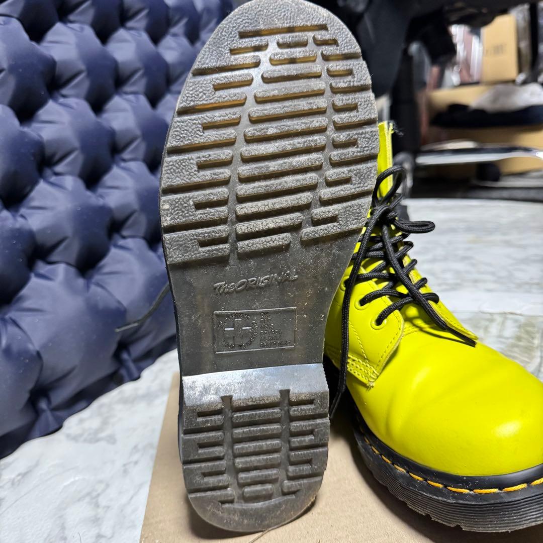 Dr. Martens 25.0cm 8ホール UK 6 イエロー