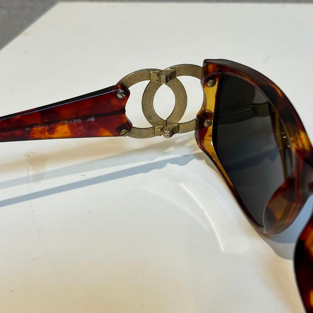 CHANEL シャネル サングラス 02466 26 ココマーク べっ甲 CC