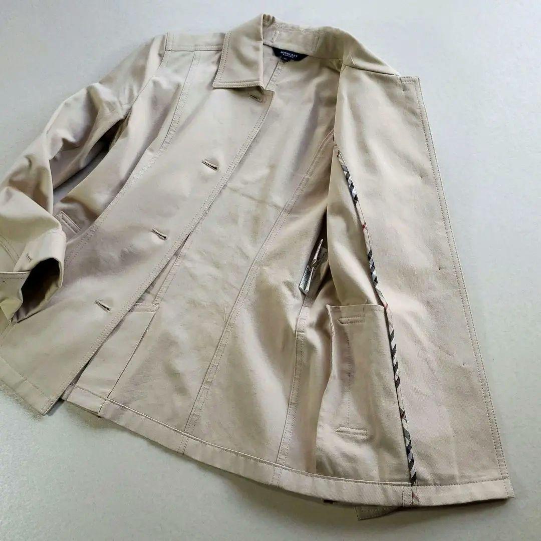 極美品 BURBERRYLONDON ステンカラー ショートコート 大きいサイズ