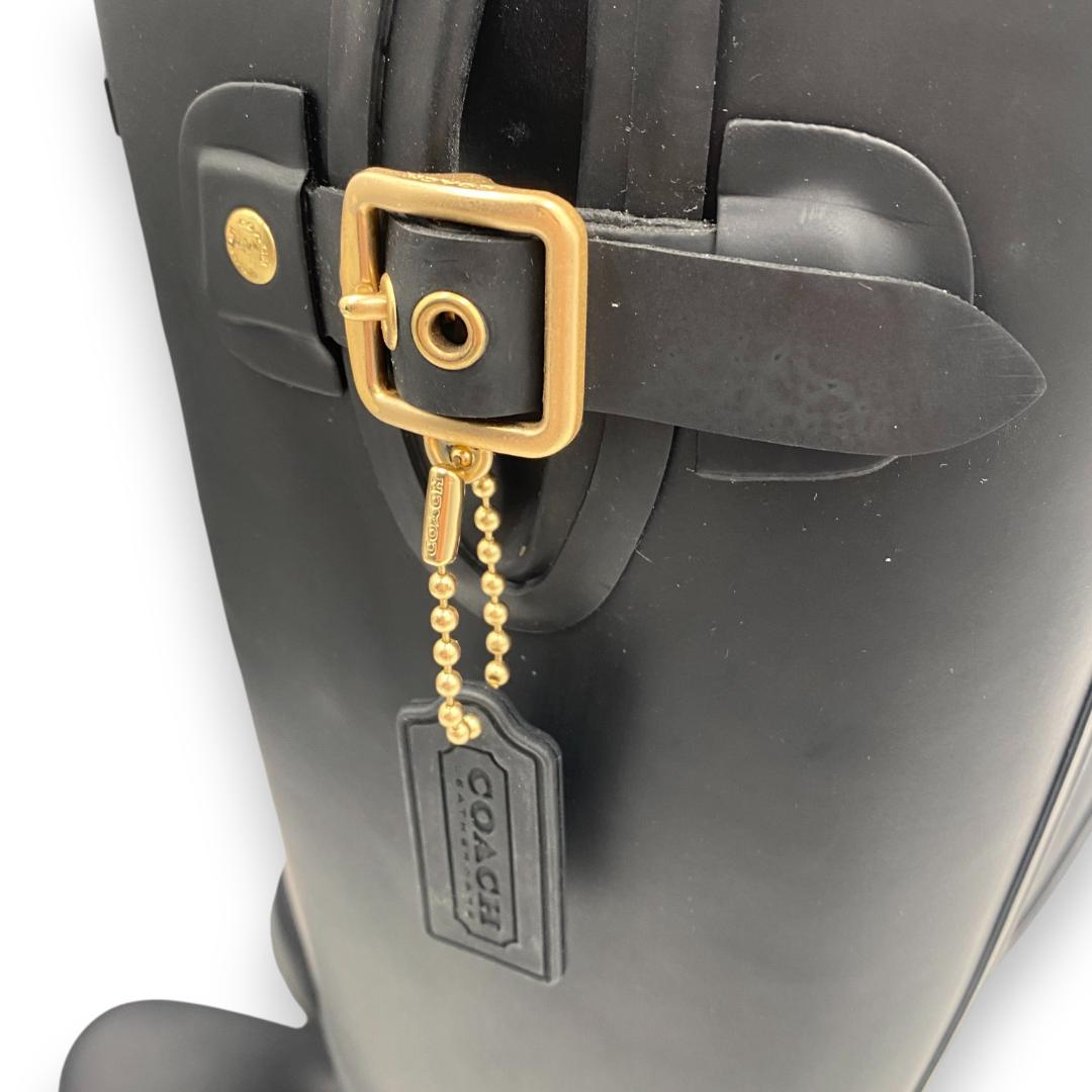 【COACH】Riley Rain Boot レインブーツ 24.0cm【新品】
