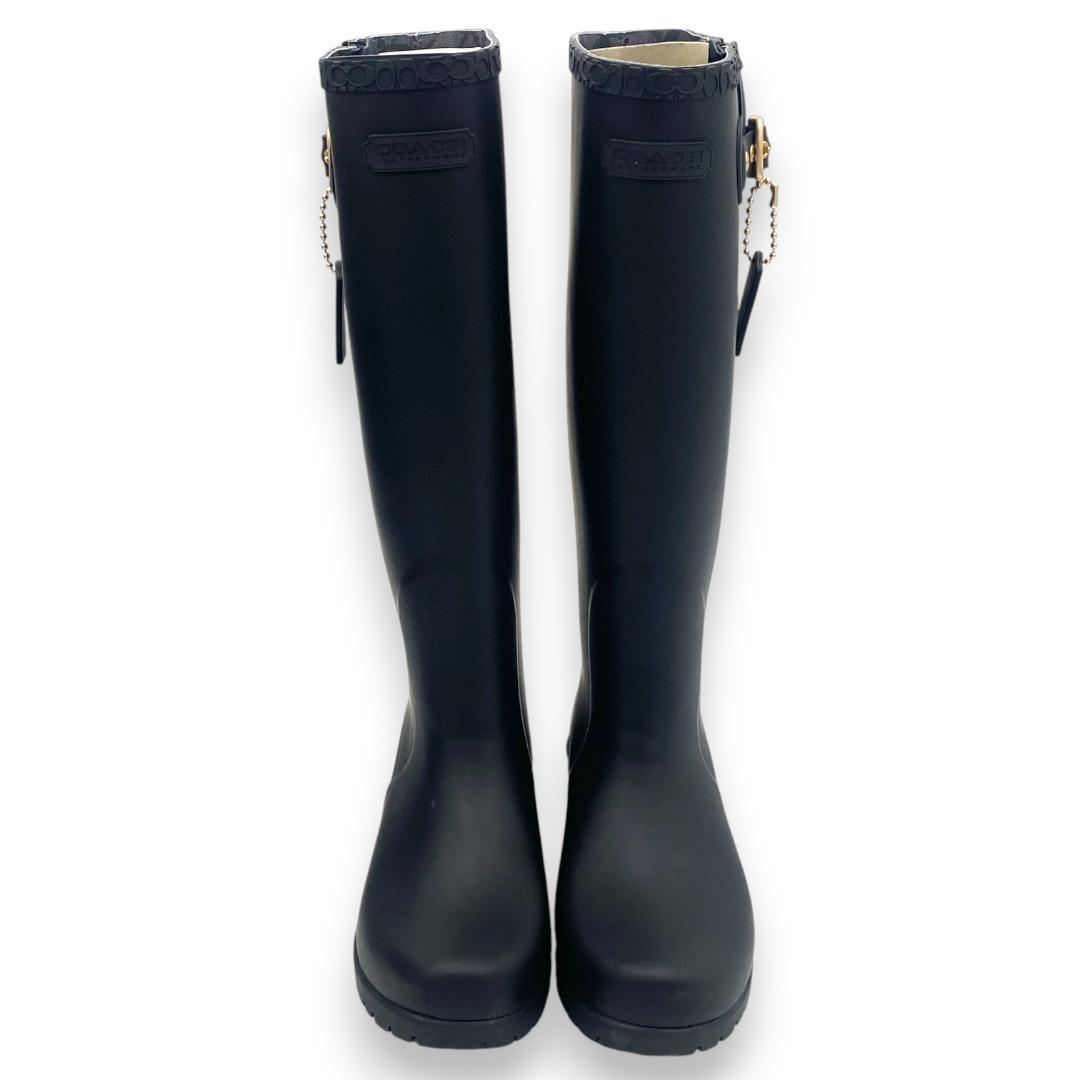 【COACH】Riley Rain Boot レインブーツ 24.0cm【新品】